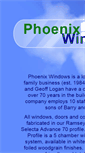 Mobile Screenshot of phoenixwindows-iom.com